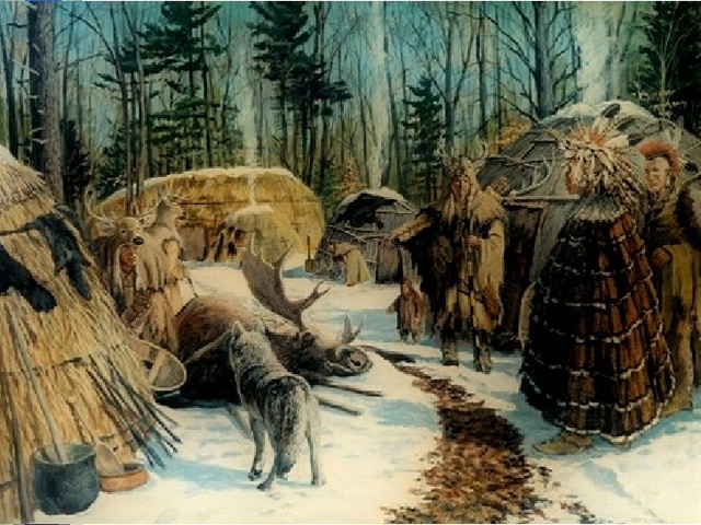 Native Americans settled in America