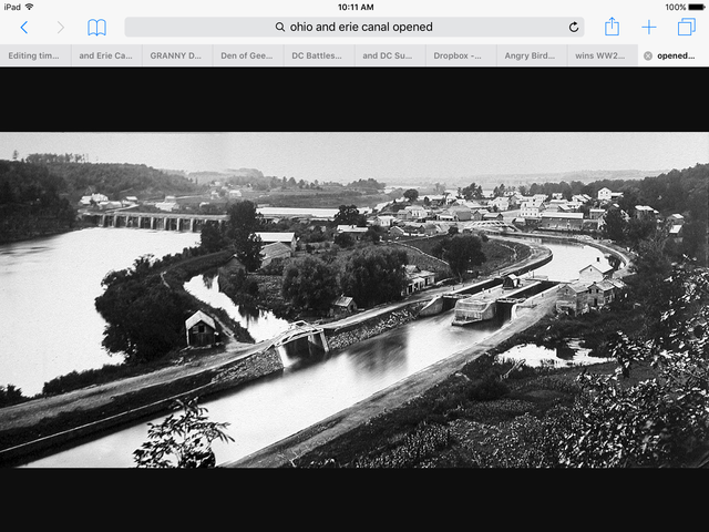 1832-Ohio and Erie Canal opened