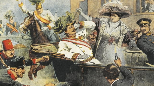The Assassination of Archduke Franz Ferdinand and His Wife, Sophie