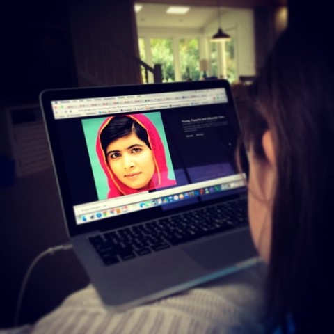 Malala Starts her Blog