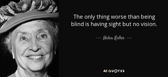 Another donation to the blind.