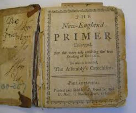 New England Primer published