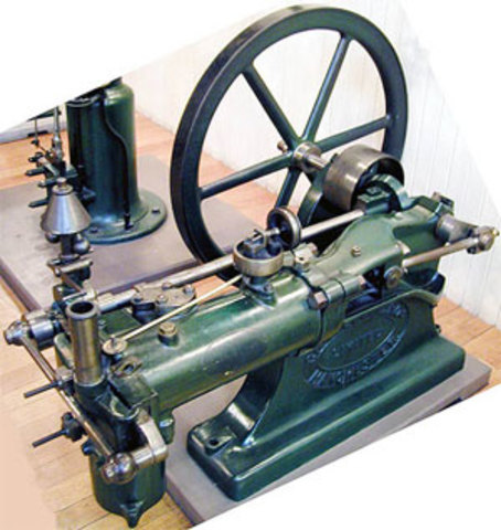 Primer motor de cuatro tiempos y el teléfono