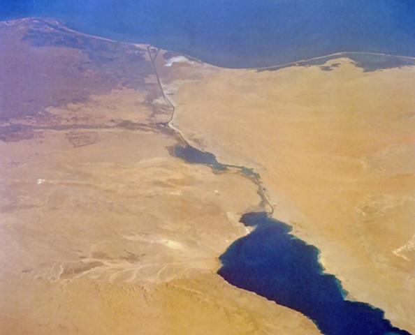 Suez Canal built