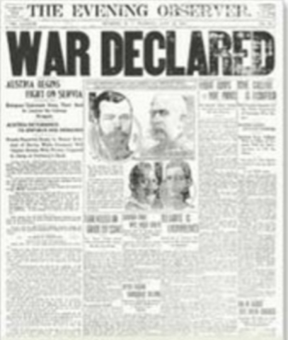 July 28 1914 War was declared