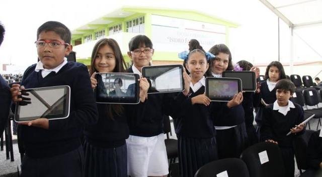 2015 - Tabletas entregadas a las instituciones educativas
