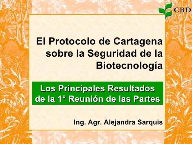 PROTOCOLO DE CARTAGENA