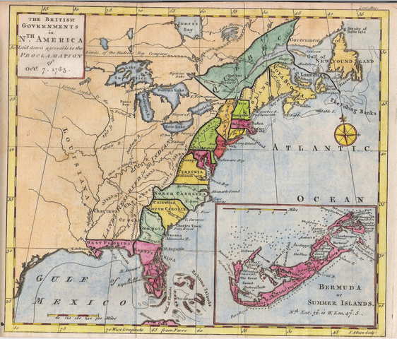 The Proclamation Line of 1763