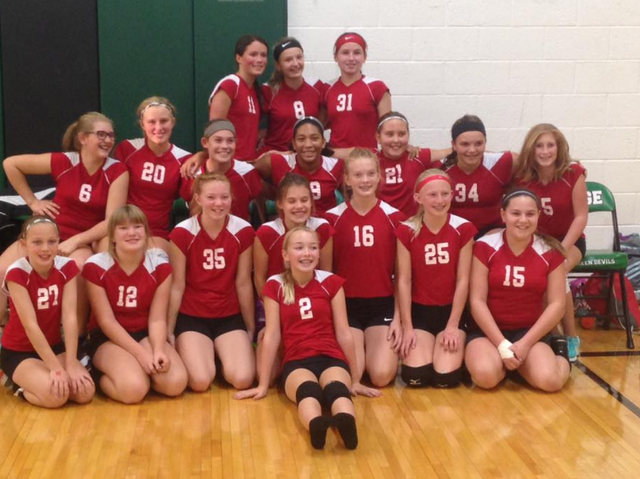 my last volley ball game