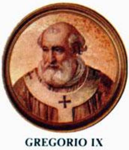 Francisco fue canonizado por el Papa Gregorio noveno.