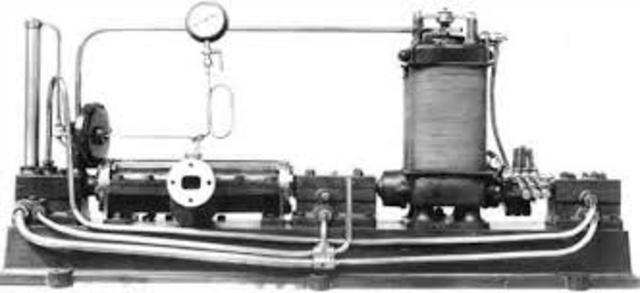 The Steam turbine was developed 1884
