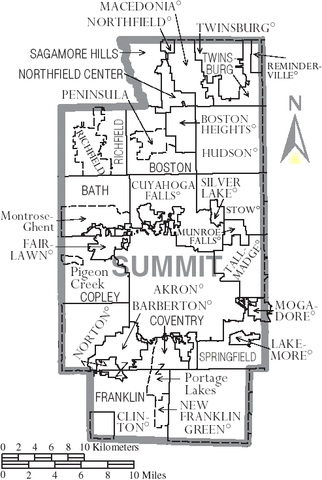 Summit county starts, Akron is in charge