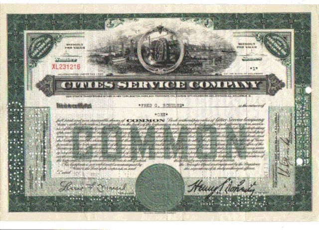 Buffett buys his first stock