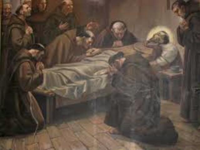 El Fallecimiento de San Francisco de Asís.