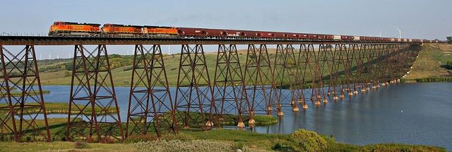 Berkshire buys 10.9% stake in Burlington Nother Santa Fe Railroad.