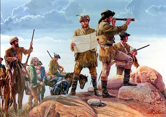 Lewis and clark explore the northern Louisiana purchase