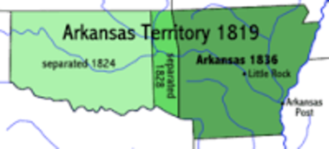 The Territory of Arkansas is established