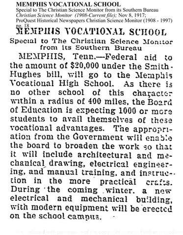 Smith-Hughes Act (fund vocational classes)