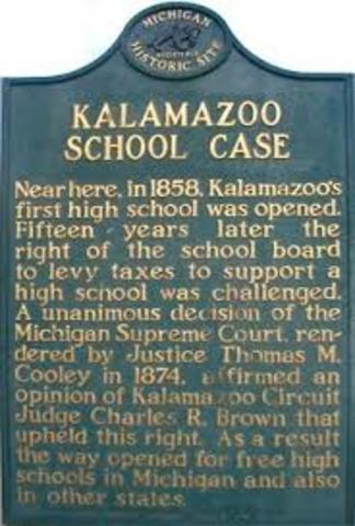 1874 Kalamazoo case