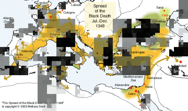 Black Death Spreads