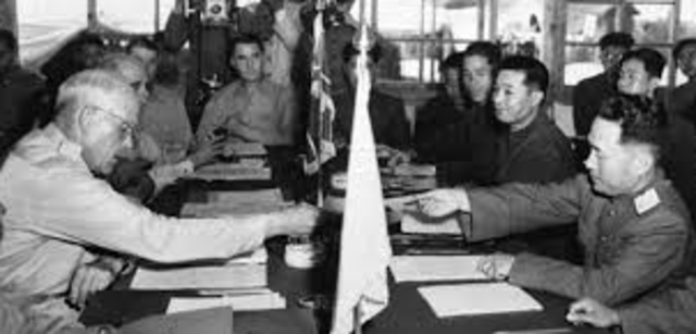 Korean War Ends