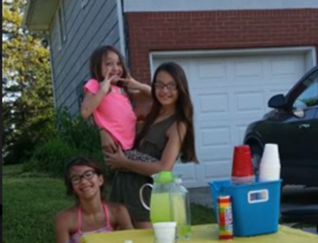 lemonade stand with my cousins