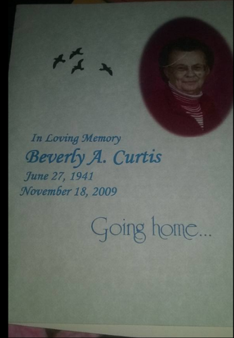 My great grandma died