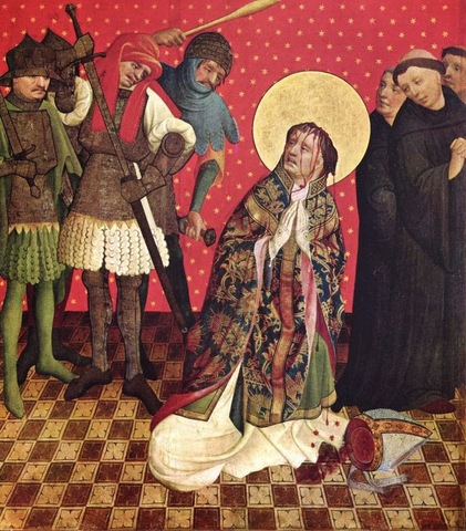 Santo Tomás Becket es asesinado.
