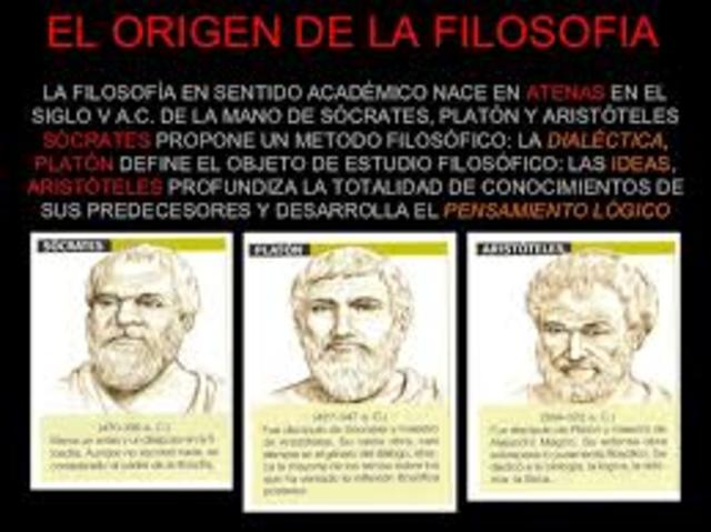 origen de la filosofia