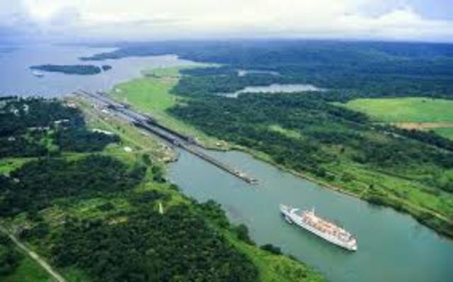 Panama Canal built