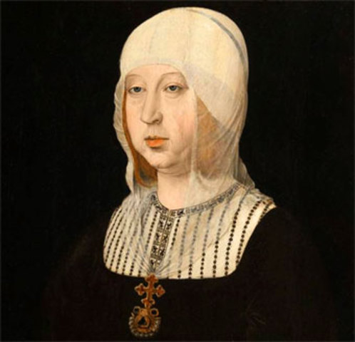 Isabel la Católica se casa con el Príncipe Fernando.