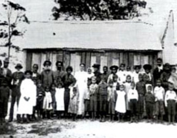 Aboriginals were separated into reserves