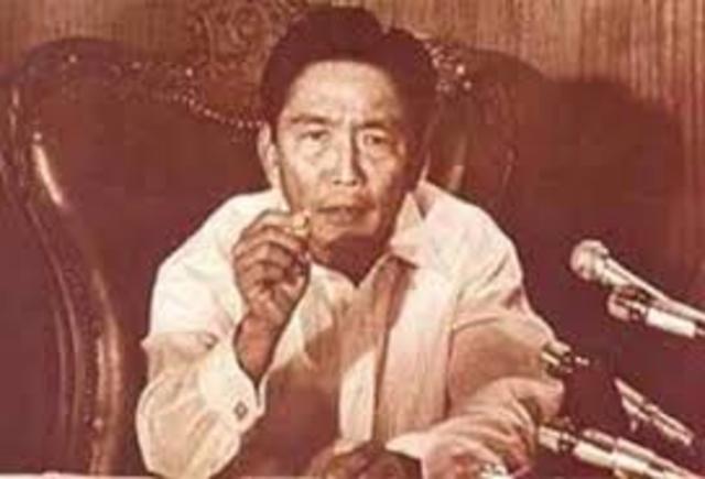 Declaration of martial law