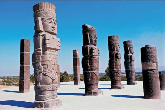 Destruction of Toltec civilization