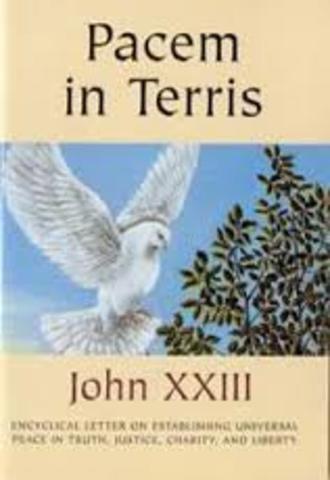 PACEM IN TERRIS (DOCUMENTO DE LA IGLESIA)