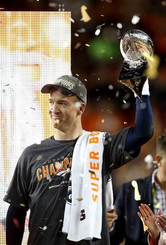 Peyton Manning winning Super Bowl 50 on retiring year