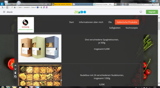 Schritt 10: Italienische Produkte