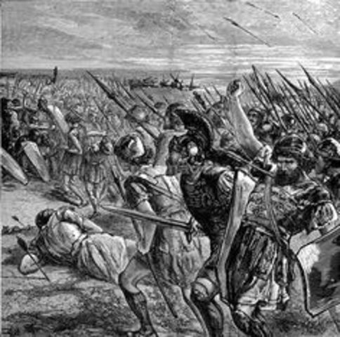 Greek Defeat Persians at Marathon