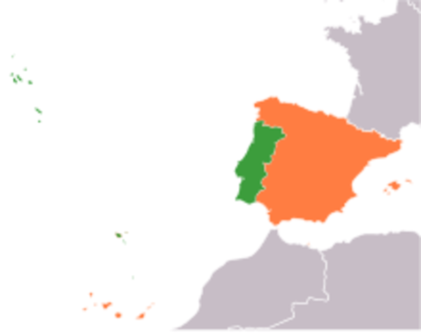 Tratado de paz entre España y Portugal.