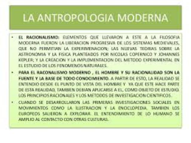 ANTROPOLOGIA MODERNA