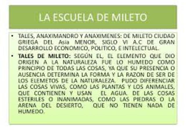 ESCUELA DE MILETO