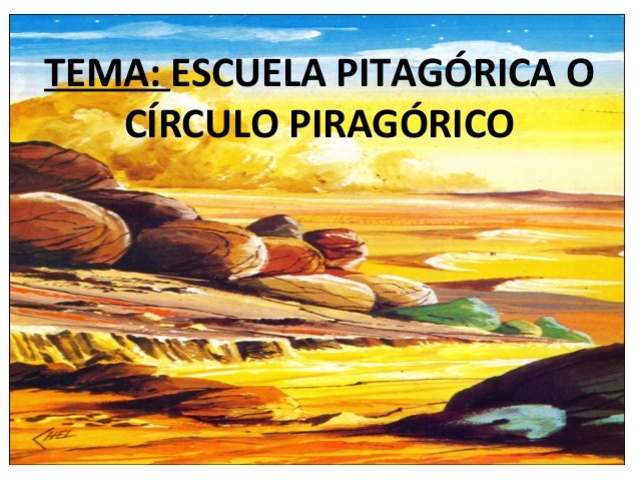 ESCUELA PITAGORICA