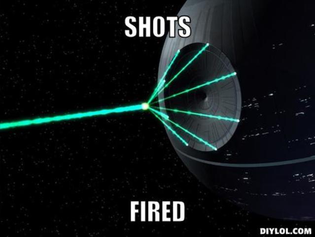 Shots fired at fort Sumter