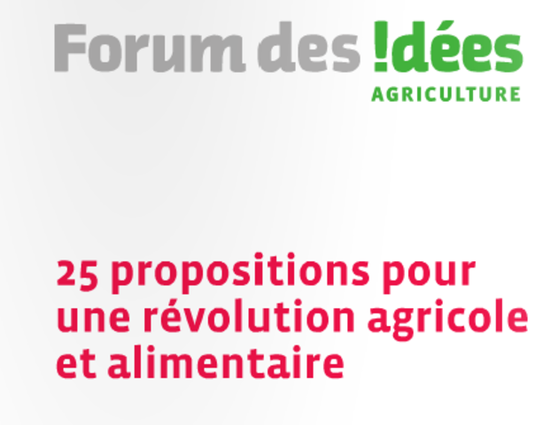 25 proposi -tions pour l'agriculture