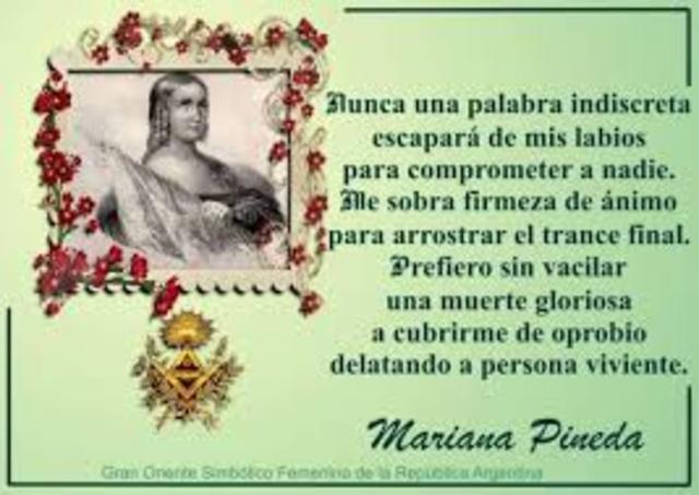 Muerte de Mariana Pineda