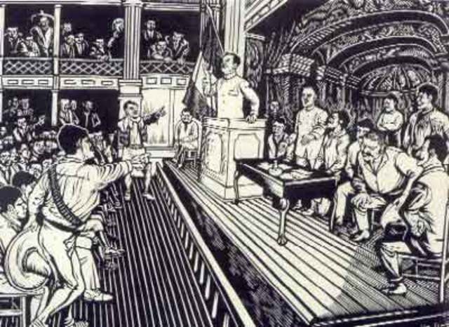 1910 (Voto solo para presidente quienes supieran leer y escribir )