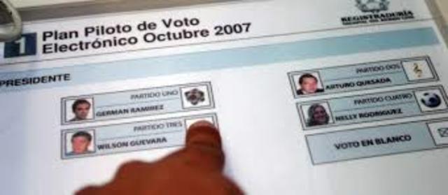 2004: Voto electrónico