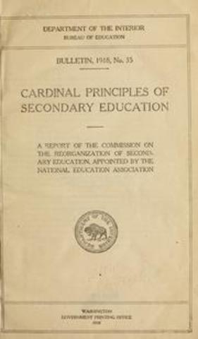 The Cardinal Principles Report 1918