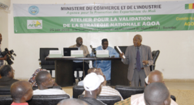 US/Malian export workshop