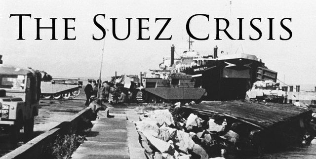 Suez crisis, 1956.